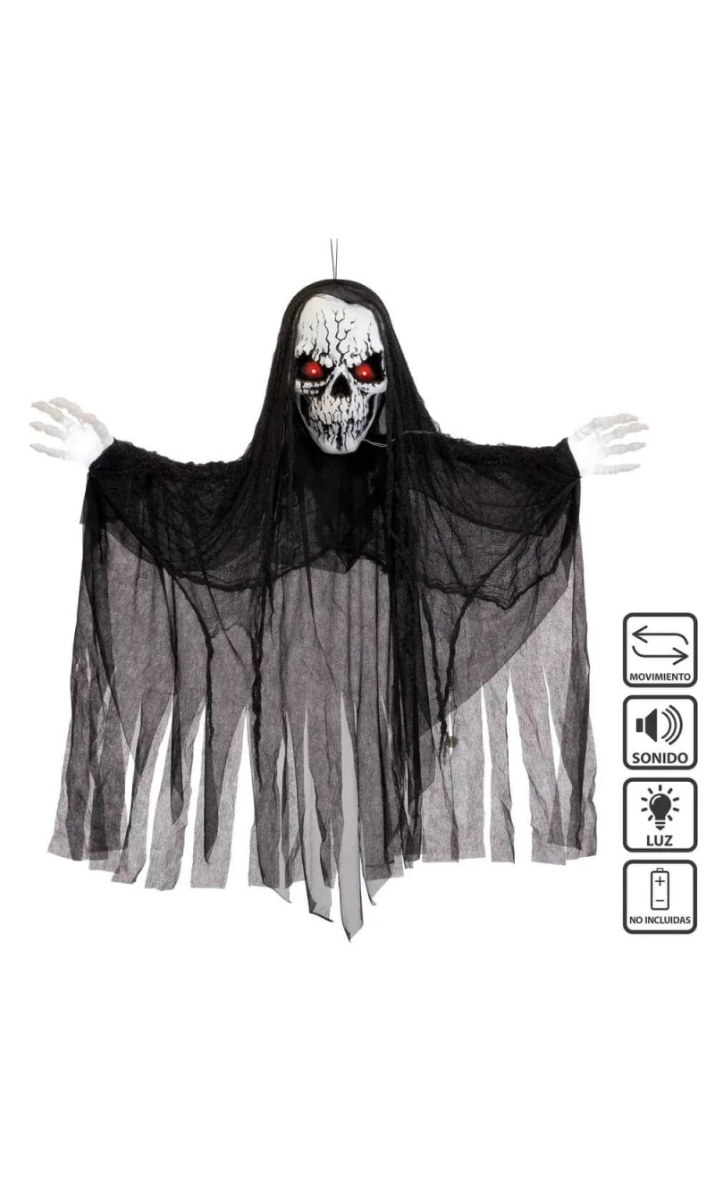 Ghost With Light & Sound Black 130x12x120cm