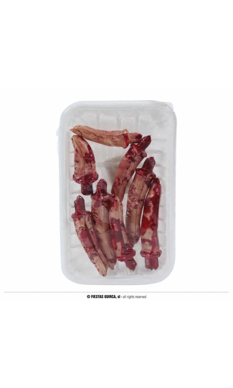 Tray With 8 Fingers 19x12cm