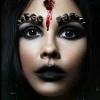 Contact Lenses The Dark Eye (1 Pair) - 12 Month Use