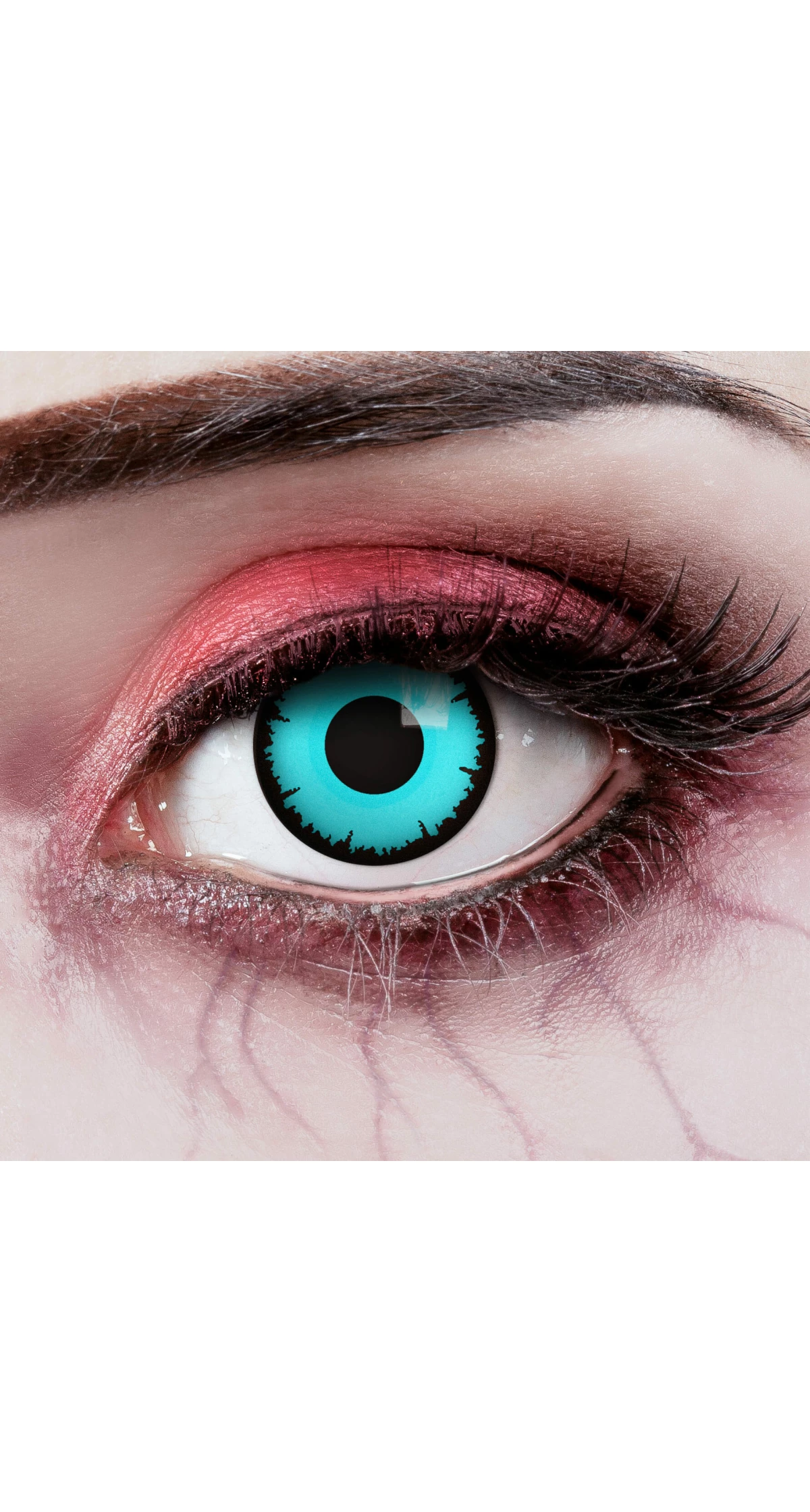 Contact Lenses Blue Vampire (1 Pair) - 12 Month Use