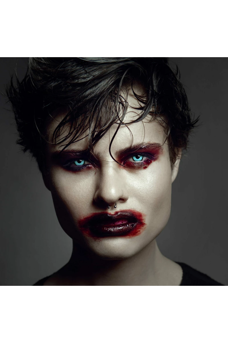 Contact Lenses Blue Vampire (1 Pair) - 12 Month Use