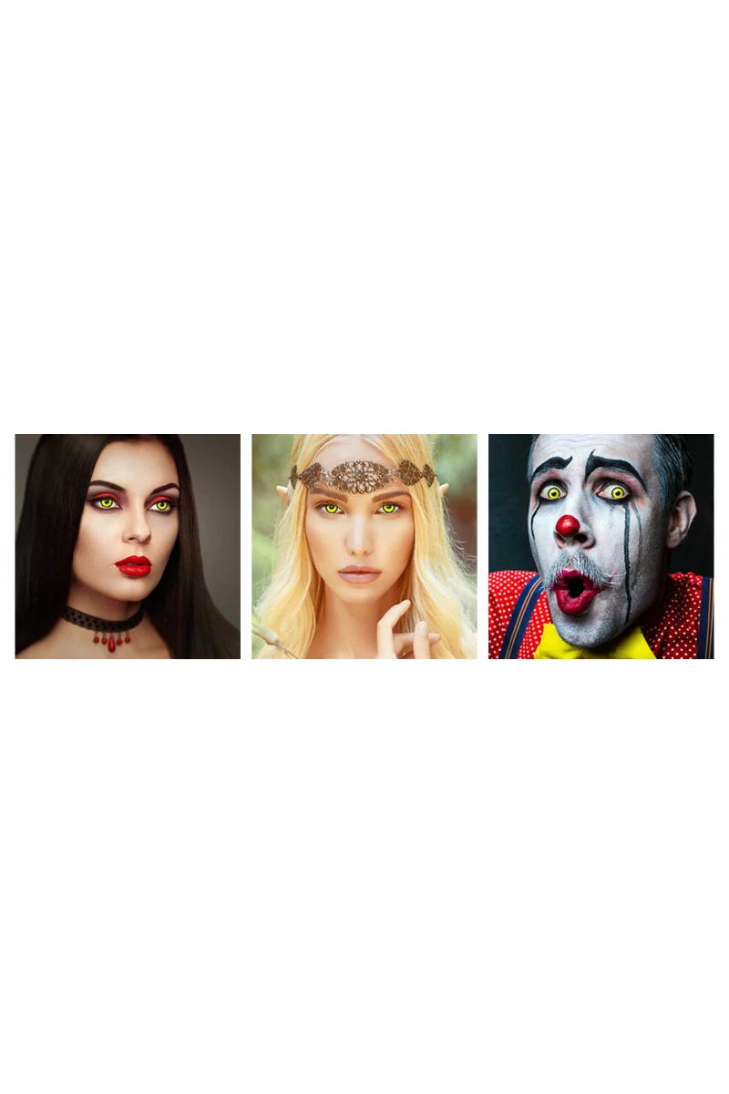 Contact Lenses Vampire Fever (1 Pair) - 12 Month Use