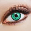Contact Lenses Green Blood Fiber (1 Pair) - 12 Month Use