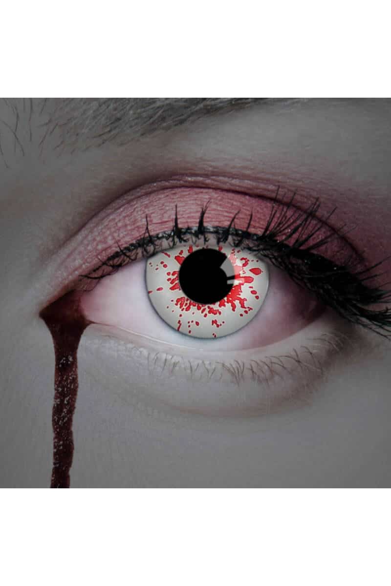 Contact Lenses Blood Splash (1 Pair) - 12 Month Use