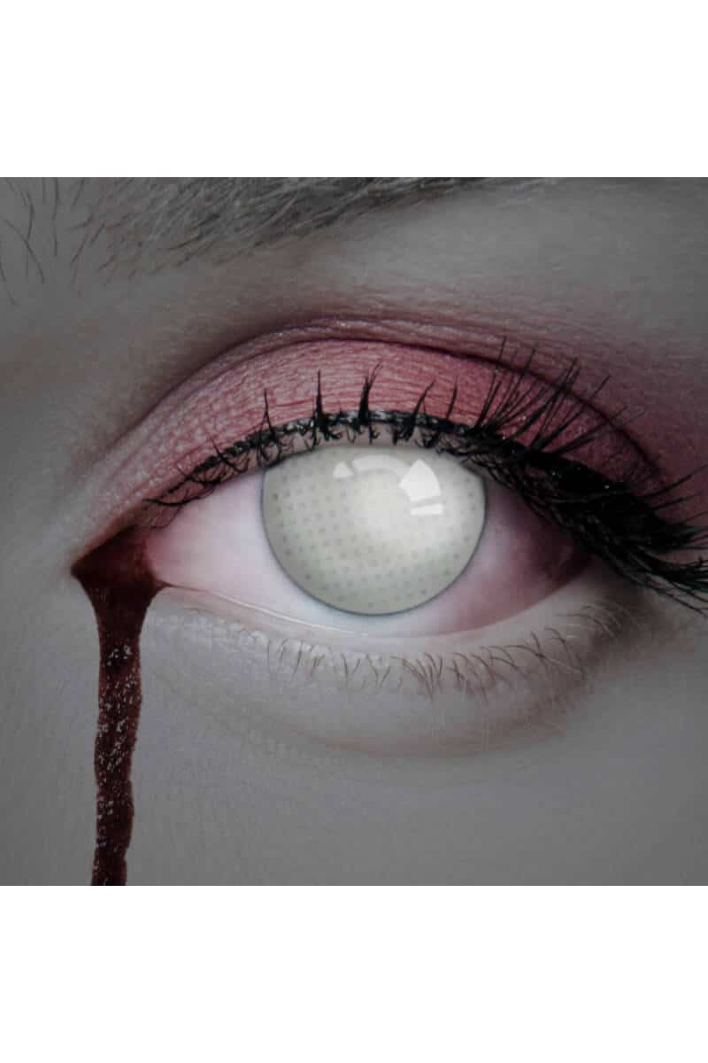 Contact Lenses Jail House Rock (half blind) (1 Pair) - 12 Month Use