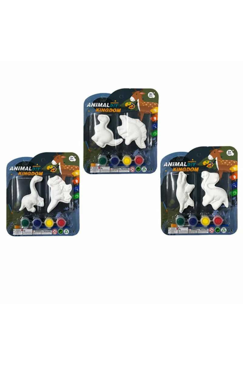 Plaster Mold Including Paint 701090 (Assorted Designs) - 2pk
