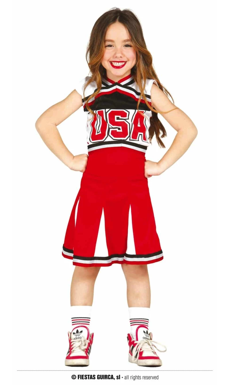 Cheerleader Fancy Dress Costume - Age 3 to 4 Years
