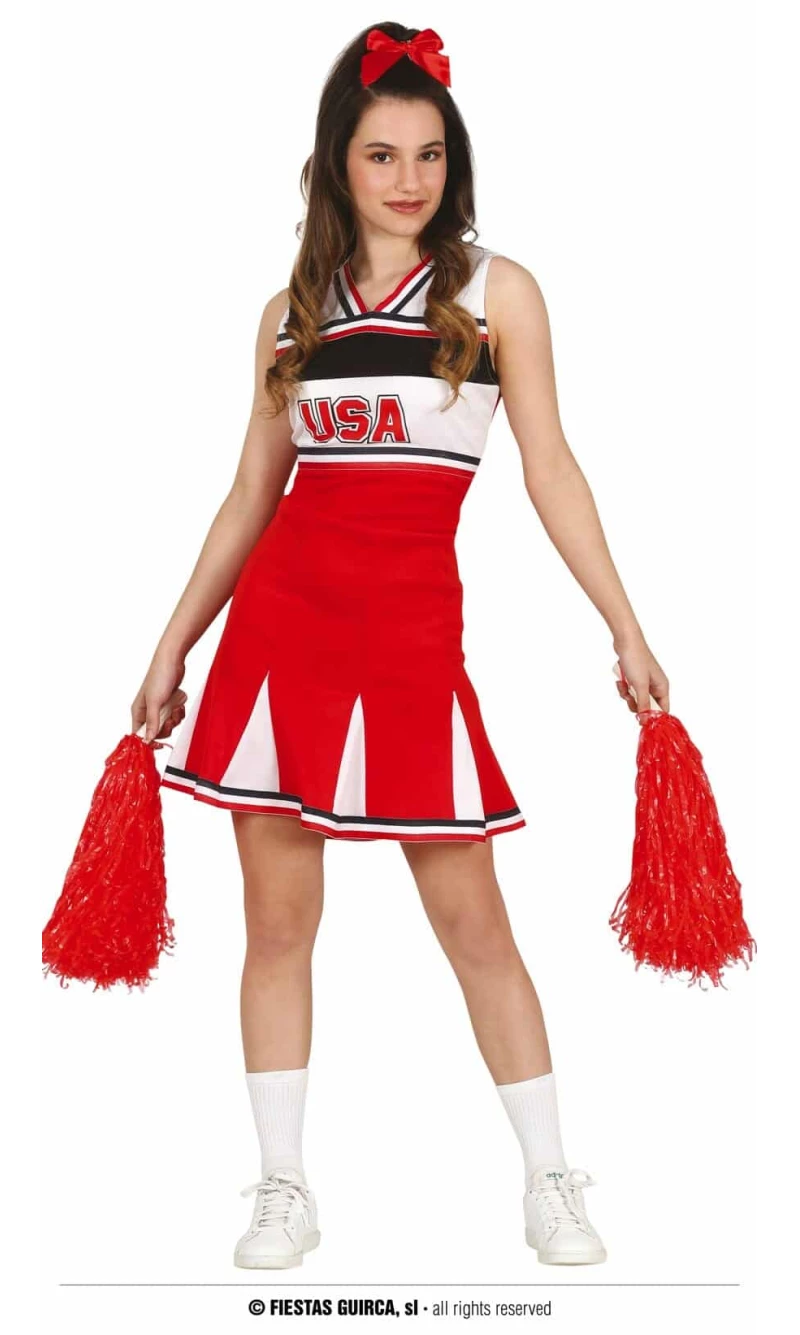Cheerleader Fancy Dress Costume - Age 14 to 16 Years