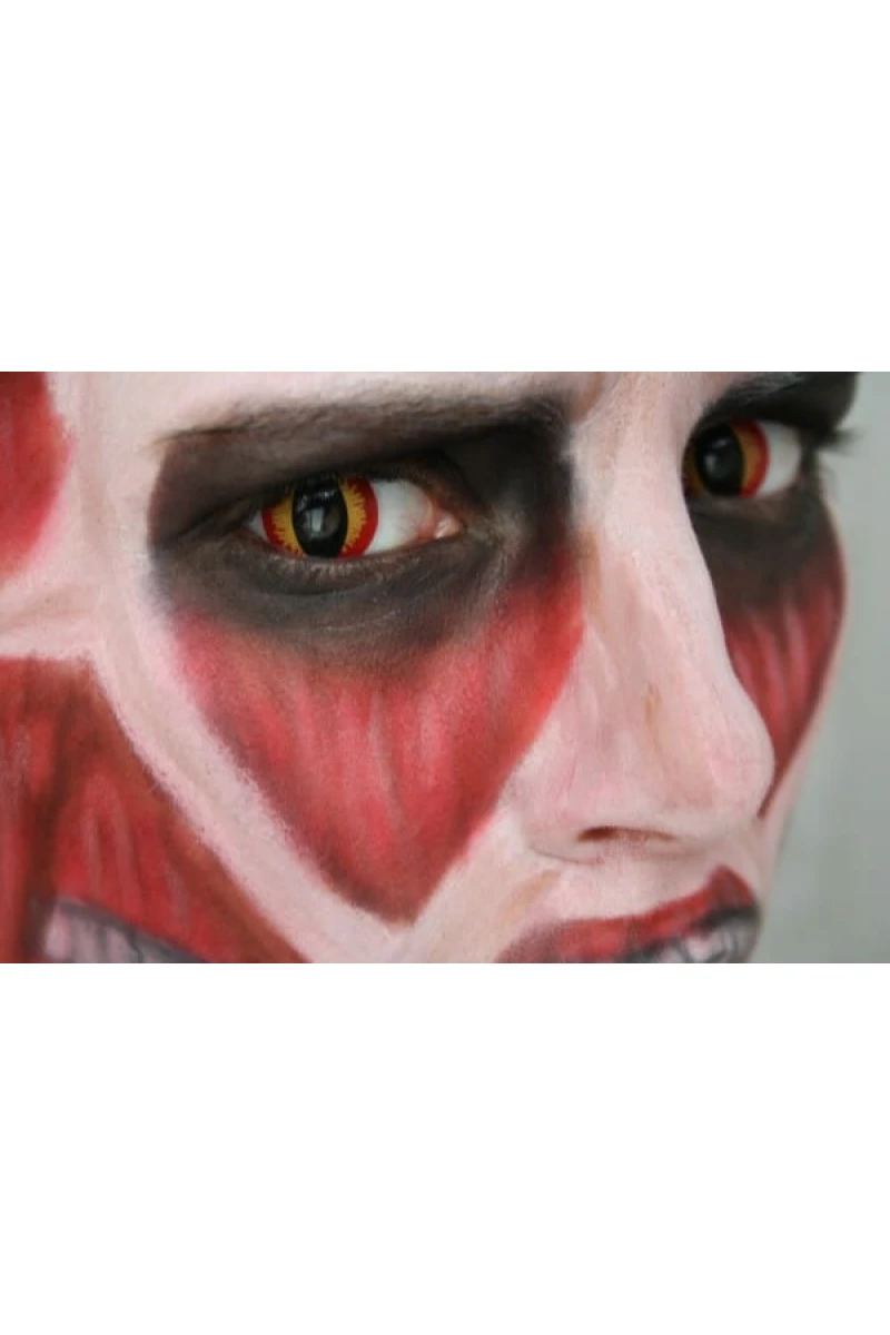 Contact Lenses Cat In Fire (1 Pair) - 12 Month Use