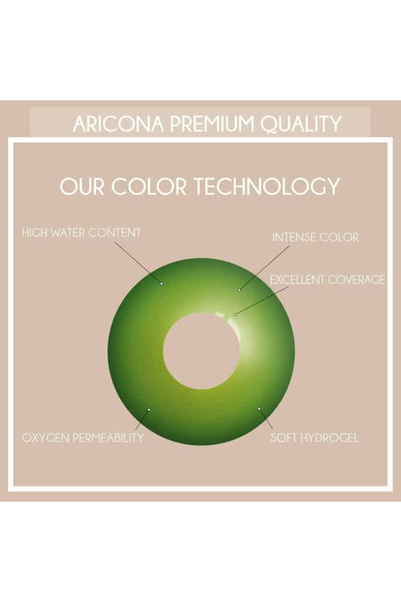 Contact Lenses Magic Green (1 Pair) - 1 Day Use