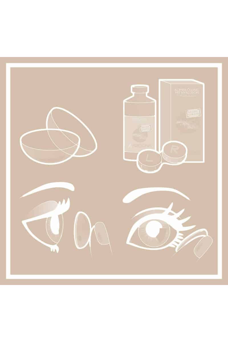 Contact Lenses Magic Green (1 Pair) - 1 Day Use