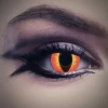 Contact Lenses Cat In Fire (1 Pair) - 12 Month Use