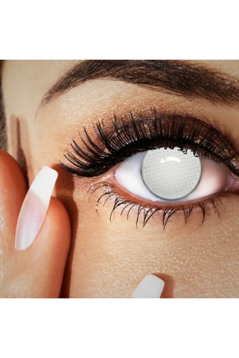 Contact Lenses Jail House Rock (half blind) (1 Pair) - 12 Month Use