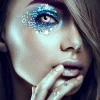 Contact Lenses Sugar Skull (1 Pair) - 1 Day Use