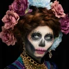 Contact Lenses Sugar Skull (1 Pair) - 1 Day Use