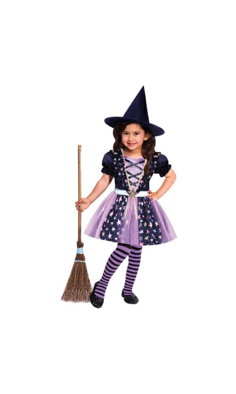 Halloween Costume Starlight Witch - Age 2 to 3 Years