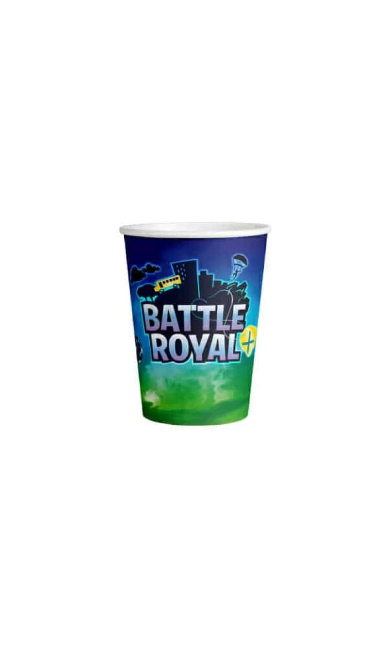 Fortnite Battle Royal Paper Cups 250ml - 8pk