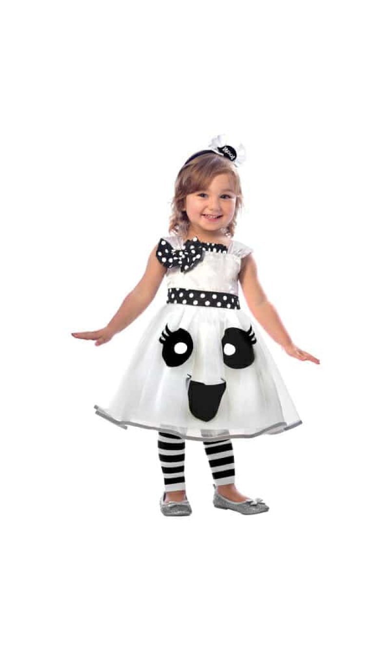 Halloween Costume Cute Ghost - Age 3 to 4 Years