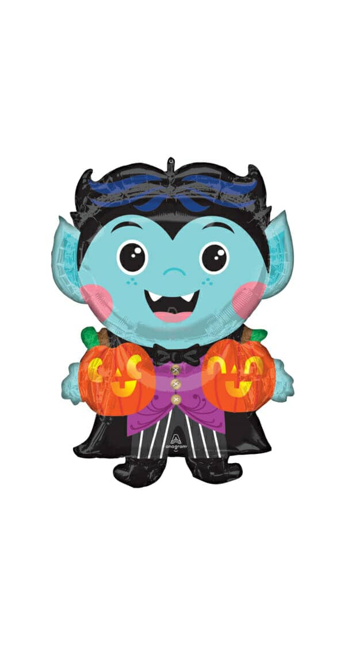 Halloween SuperShape Cute Vampire Trio Foil Balloon - 60cm x 76cm