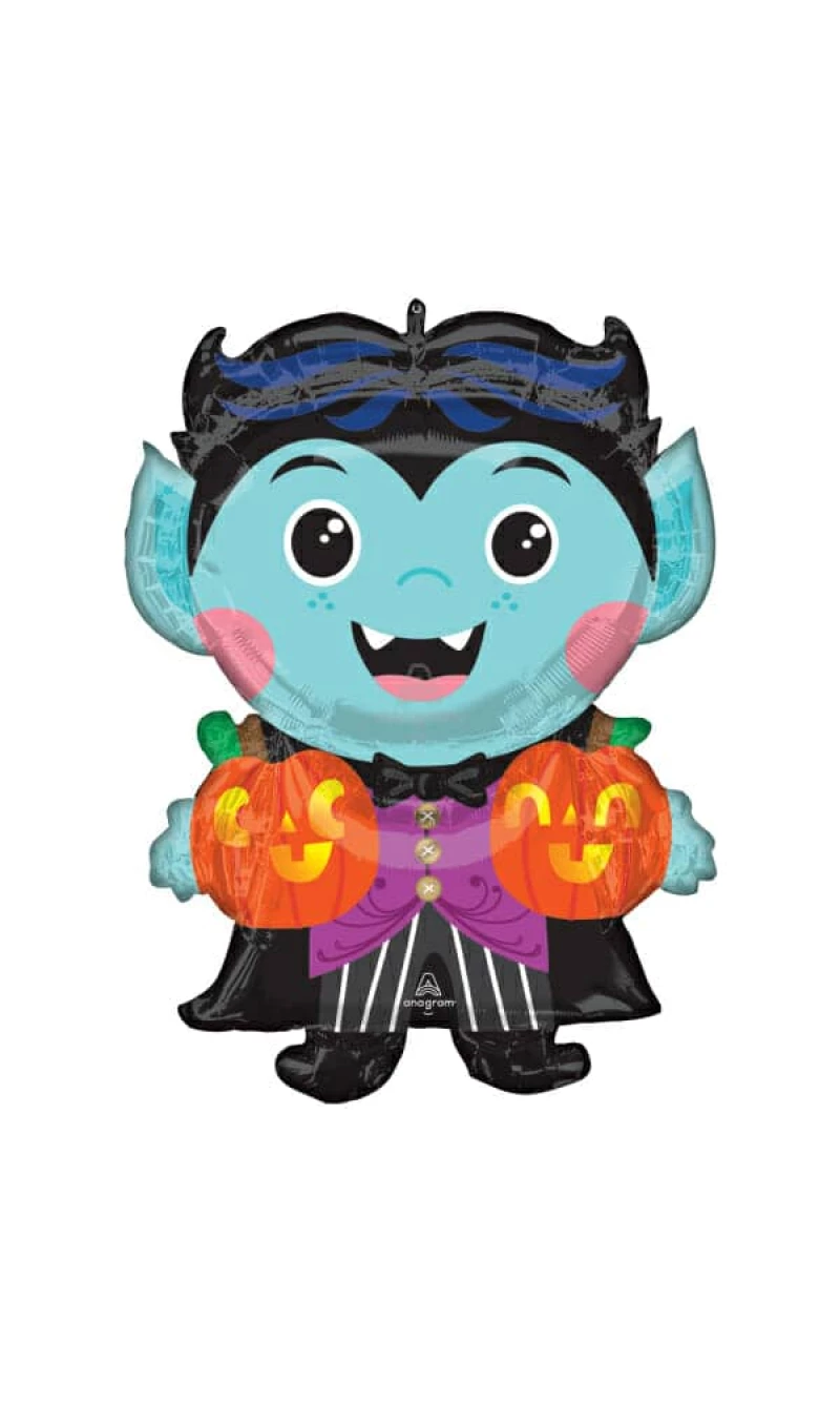 Halloween SuperShape Cute Vampire Trio Foil Balloon - 60cm x 76cm