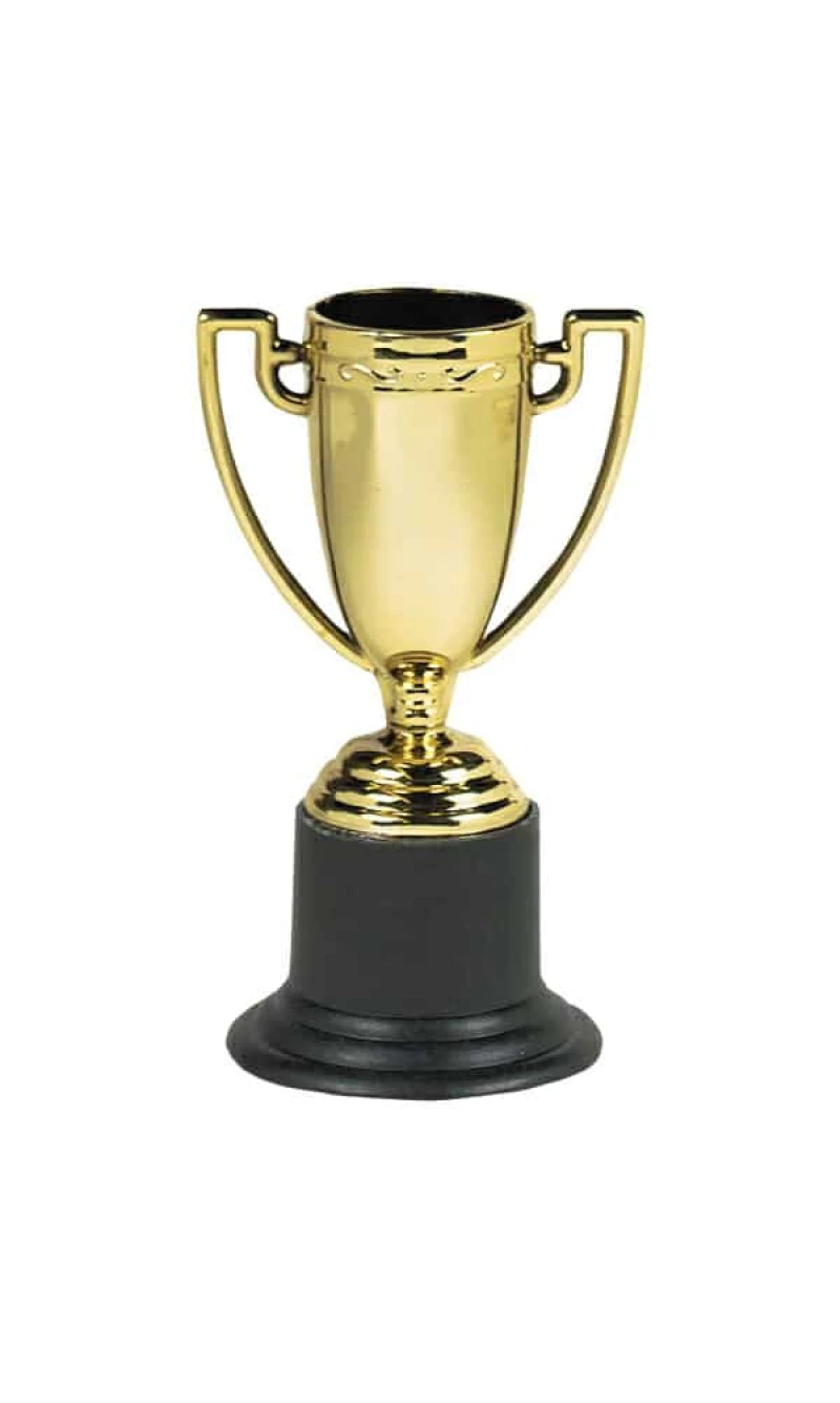Trophy Cups Plastic 10cm - 6pk