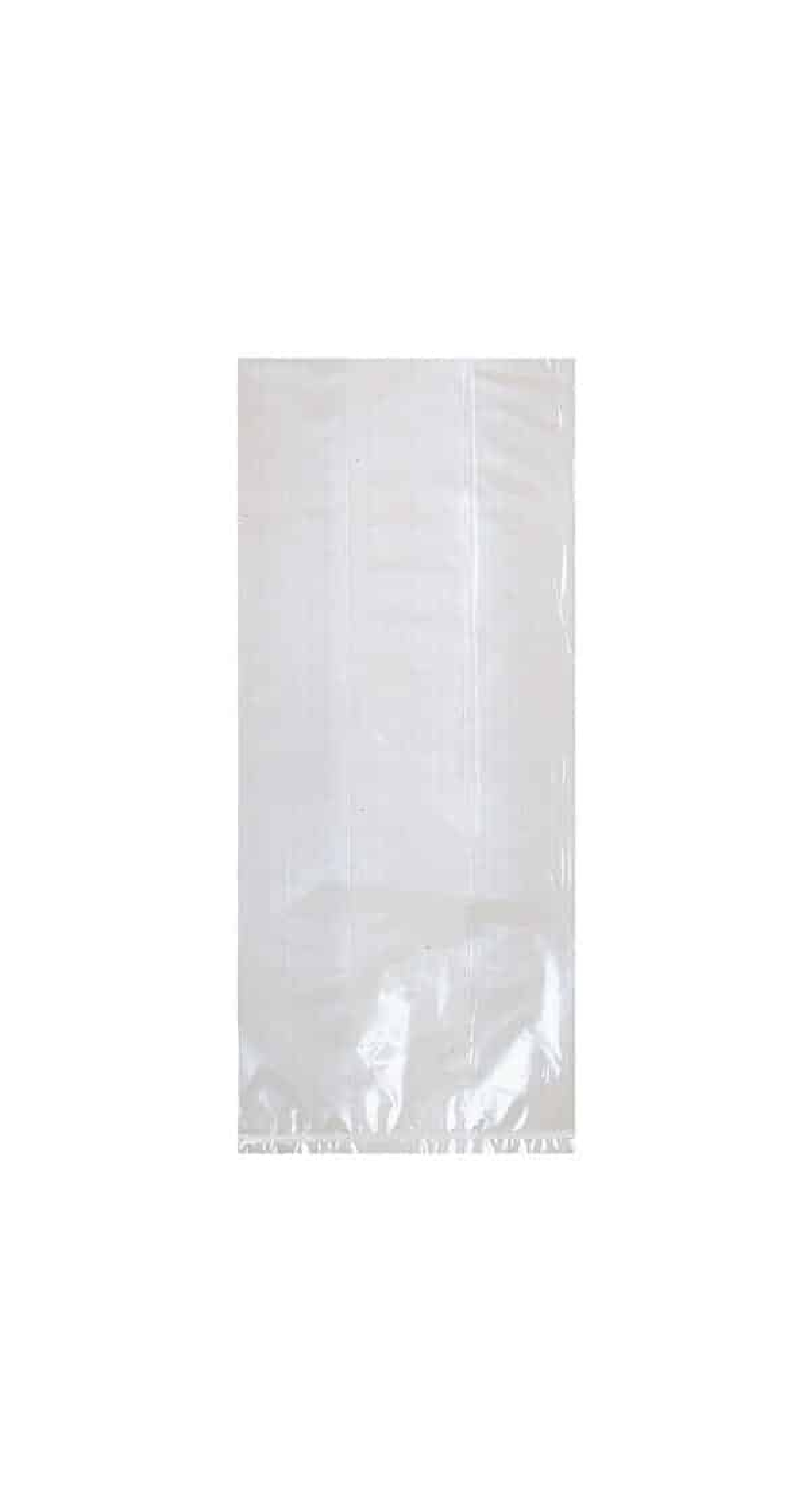 Clear Plastic Party Bags (29.2 x 12.7 x 7.6cm) - 25pk
