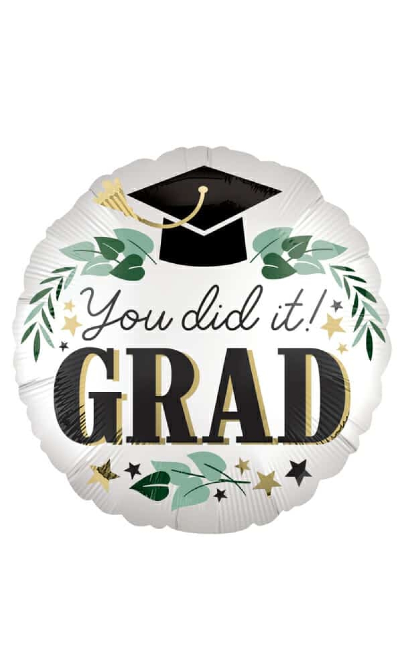 Satin You Did It Ivy Grad Foil Balloon - 43cm