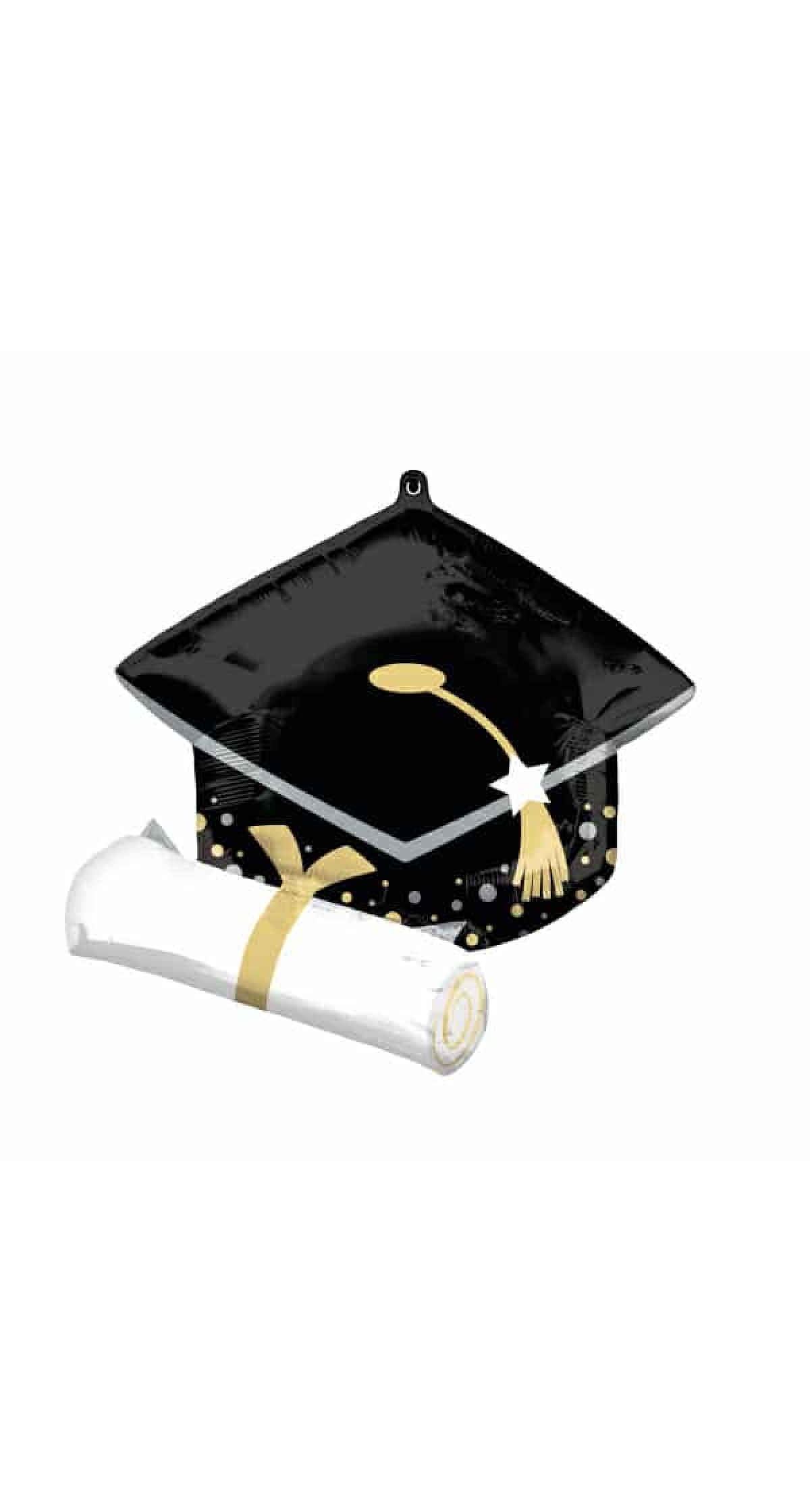 SuperShape Grad Cap & Diploma Foil Balloon - 63cm x 63cm