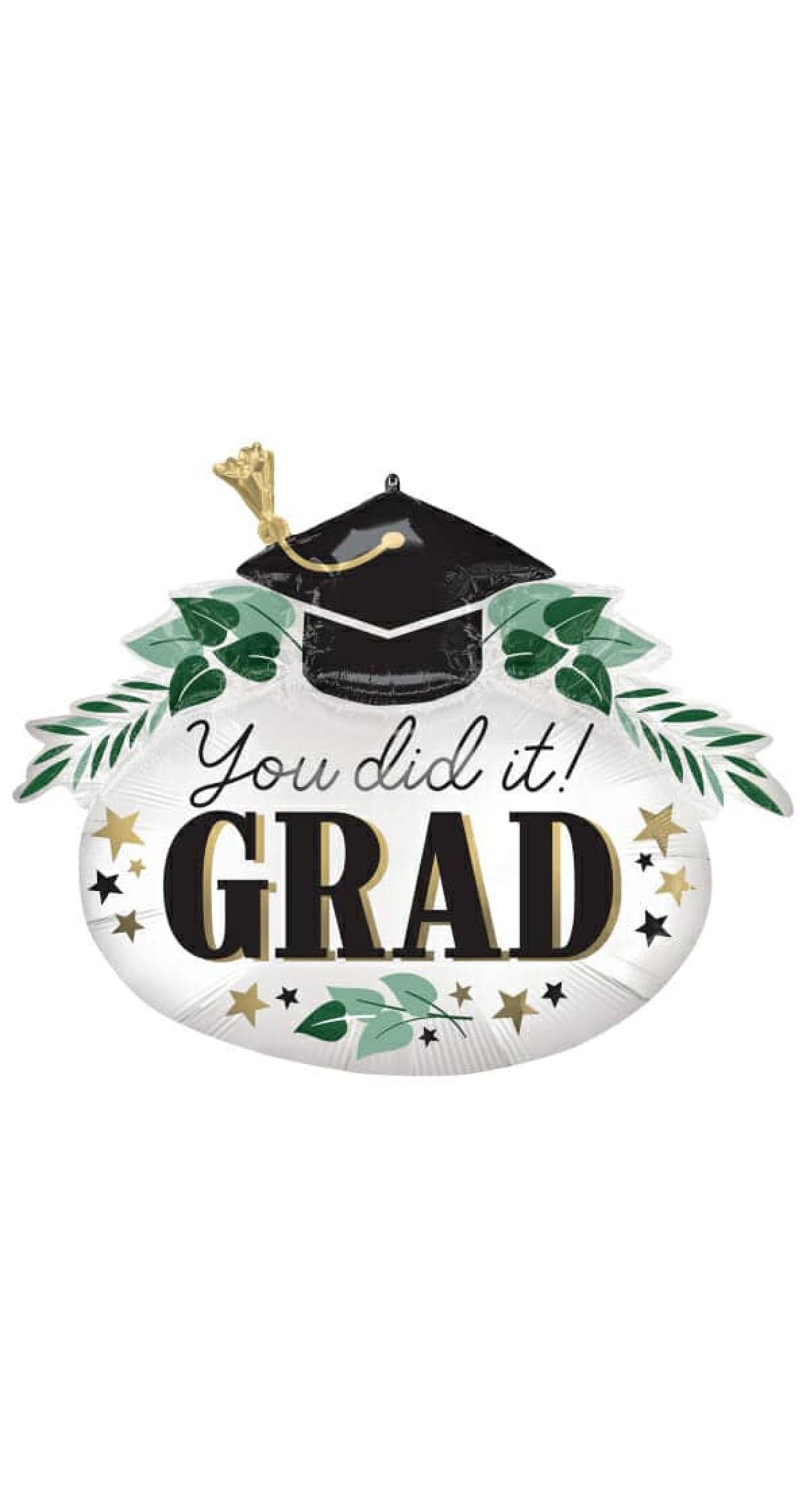 SuperShape Satin You Did It Ivy Grad Foil Balloon - 86cm x 73cm