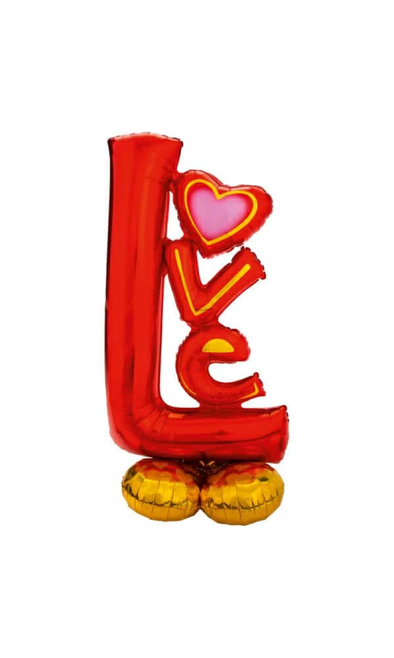 AirLoonz Love Foil Balloon (Air Fill Only) - 73 cm x 147 cm