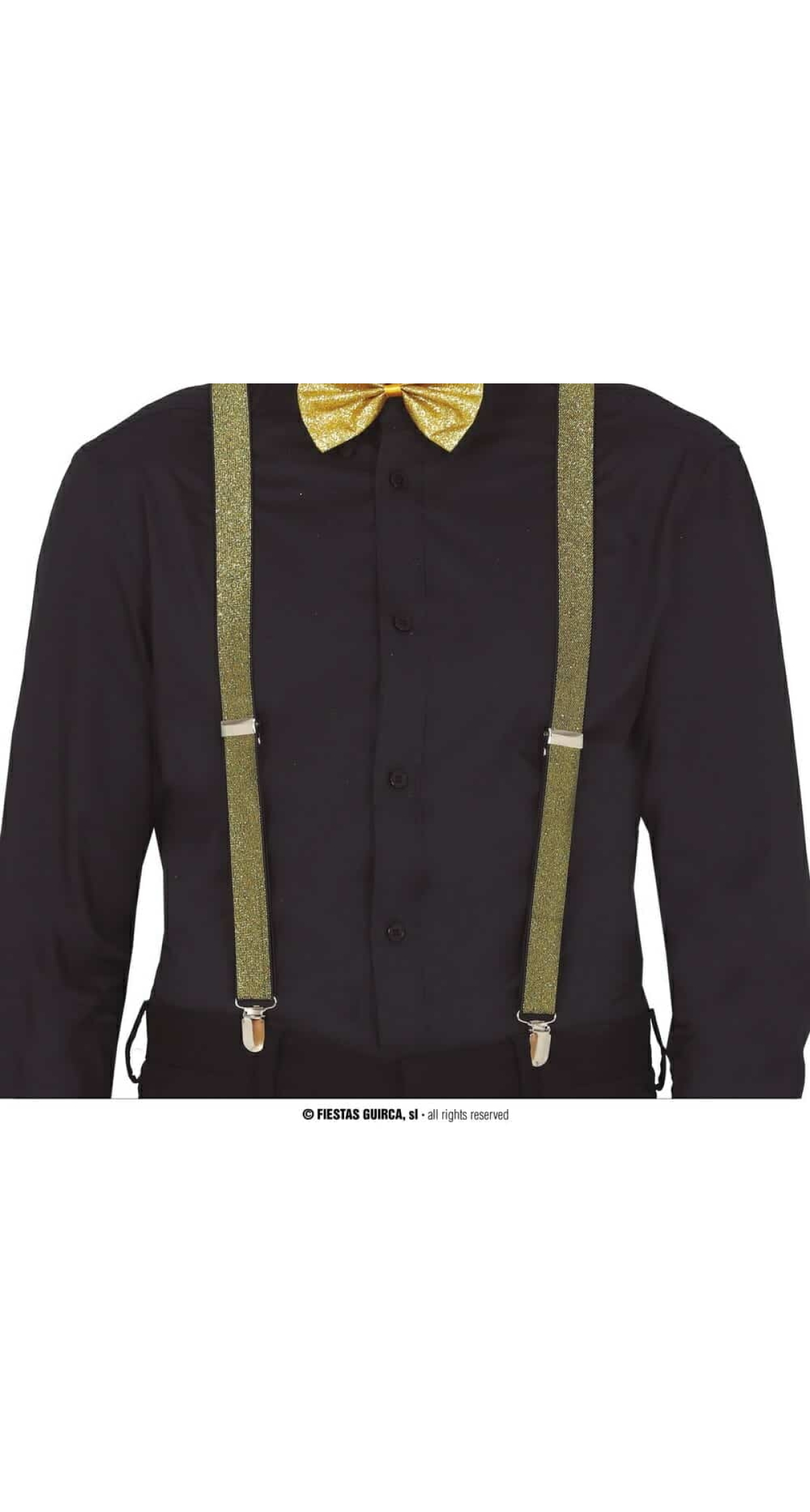 Braces (Suspenders) Gold - Adult One Size