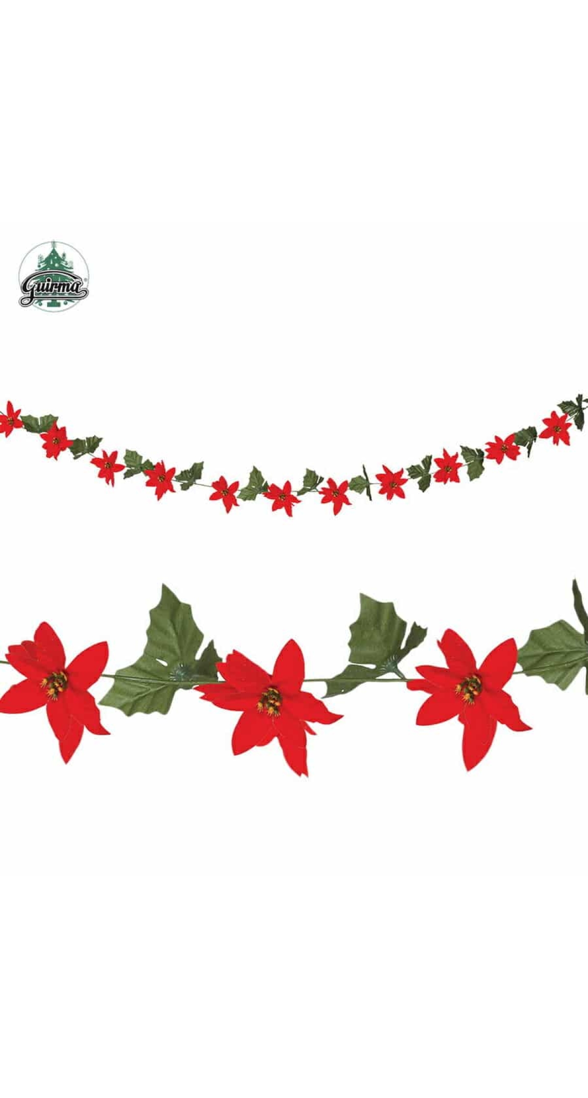 Ponsetia Garland - 200cm