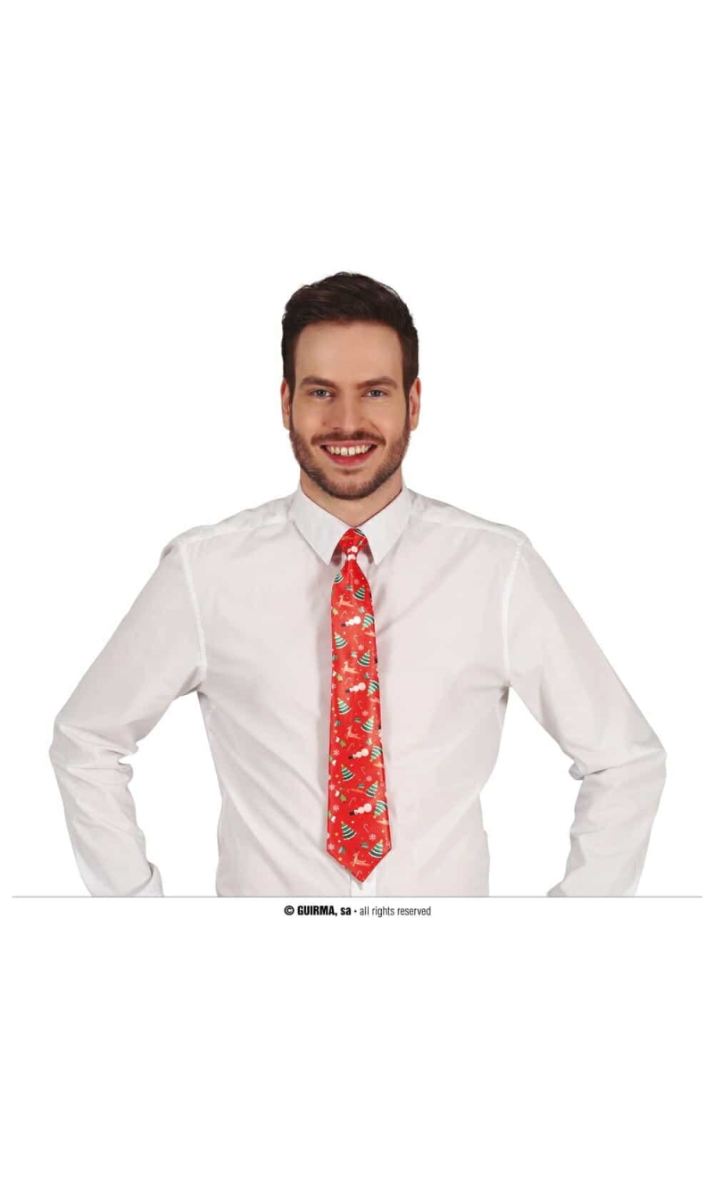 Red Christmas Tie - 45cm