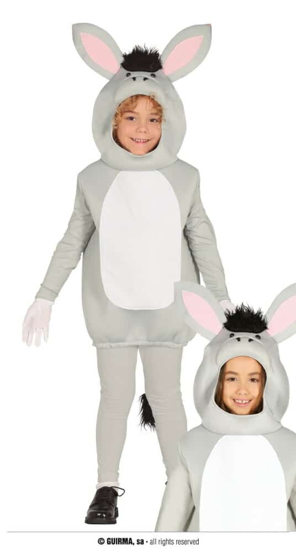 Deluxe Donkey Costume - Age 7 to 9 Years