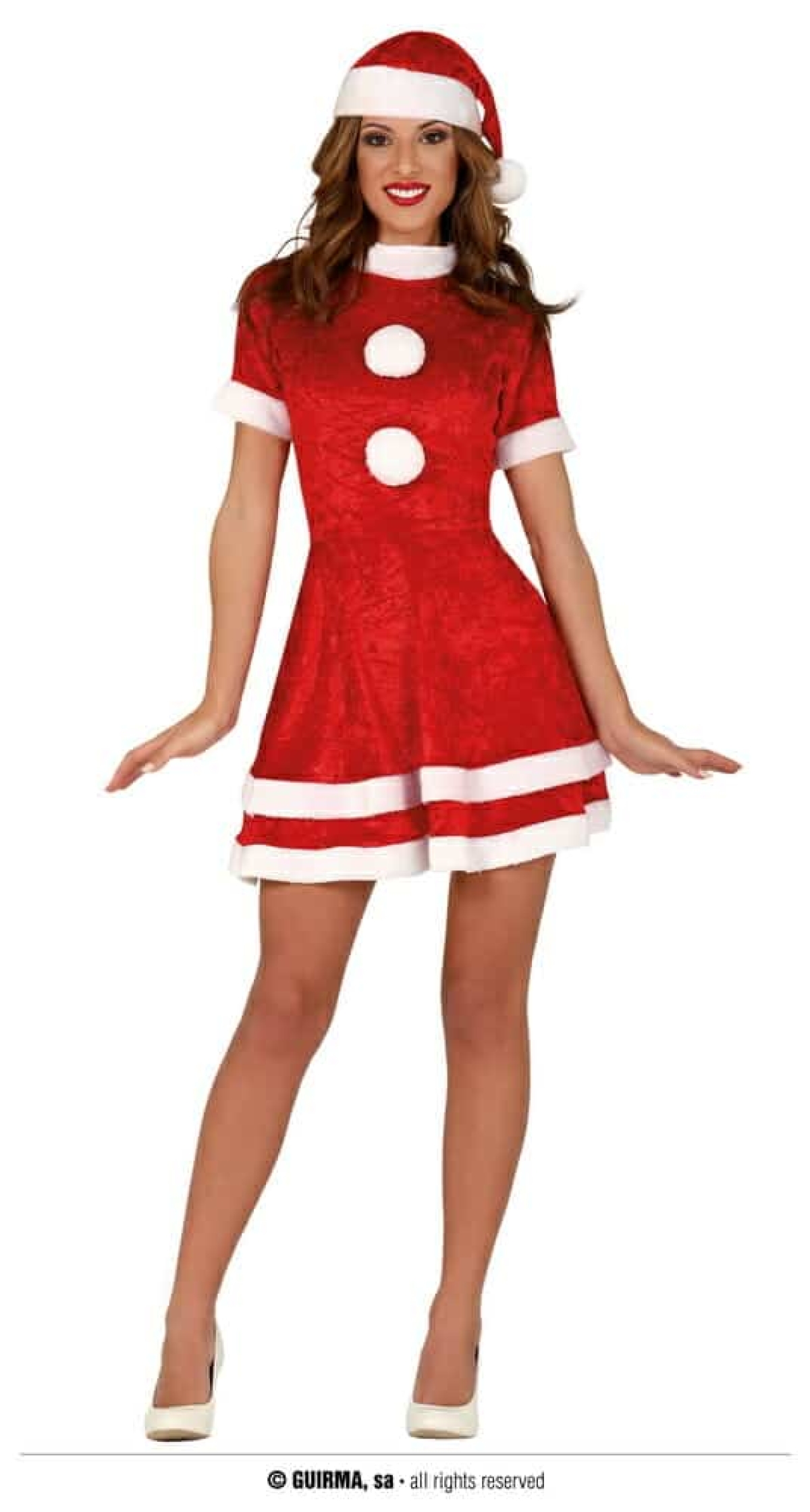 Pom Pom Mother Claus - Adult Size Small (36-38)