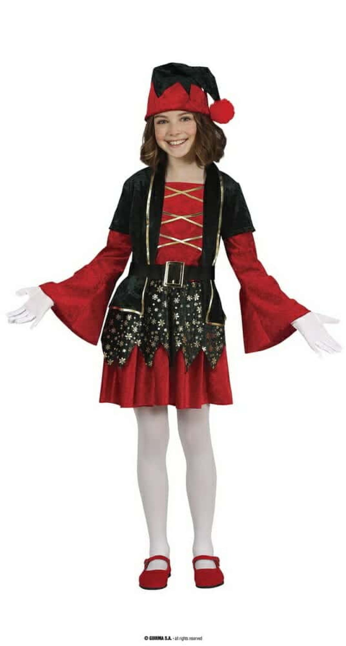 Santa's Helper Elf Girl - Age 3 to 4 Years