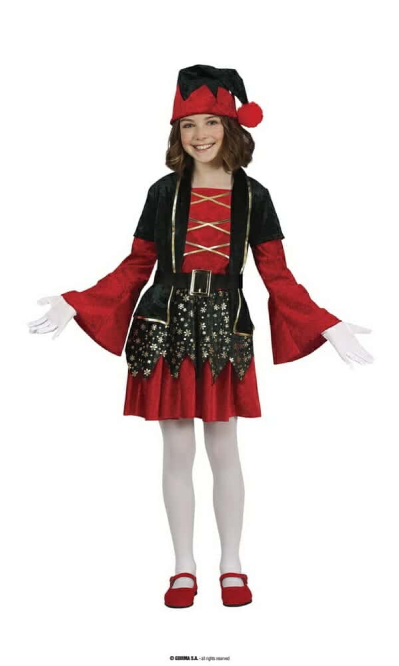 Santa's Helper Elf Girl - Age 3 to 4 Years