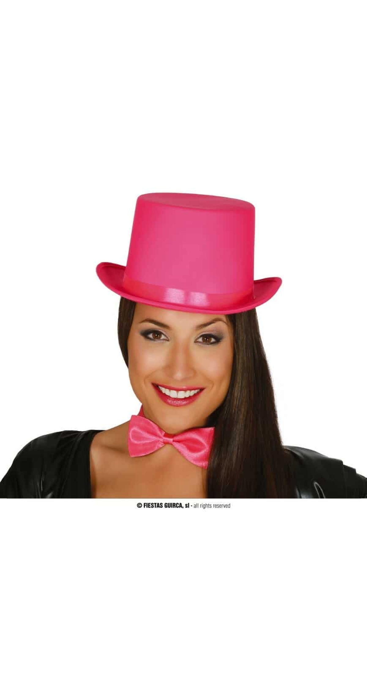 Top Hat With Adjustable Inner Band - Pink