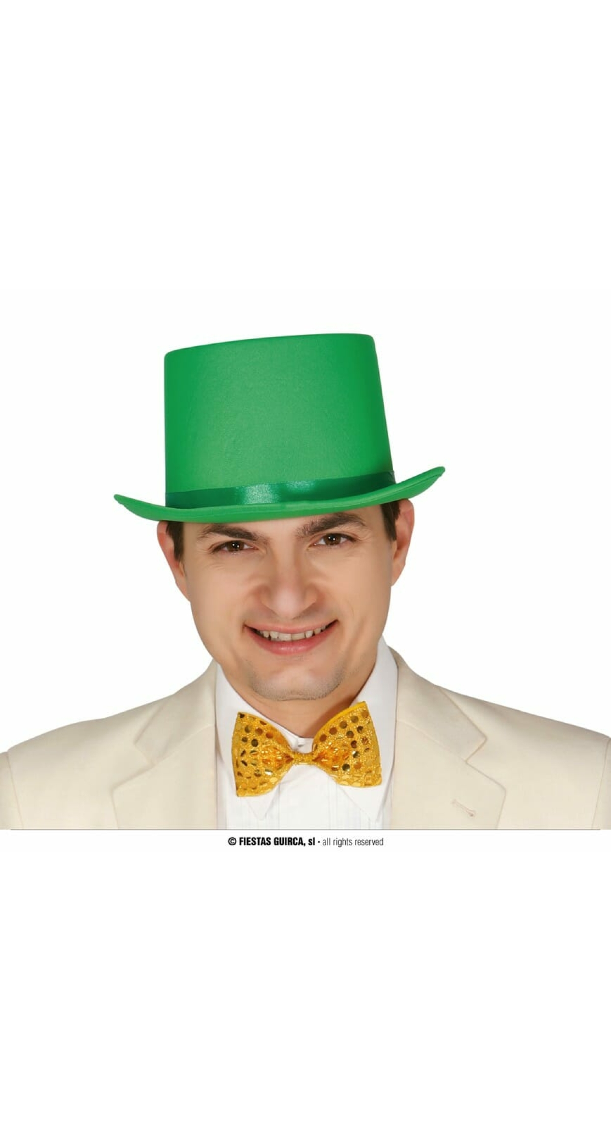 Top Hat With Adjustable Inner Band - Green