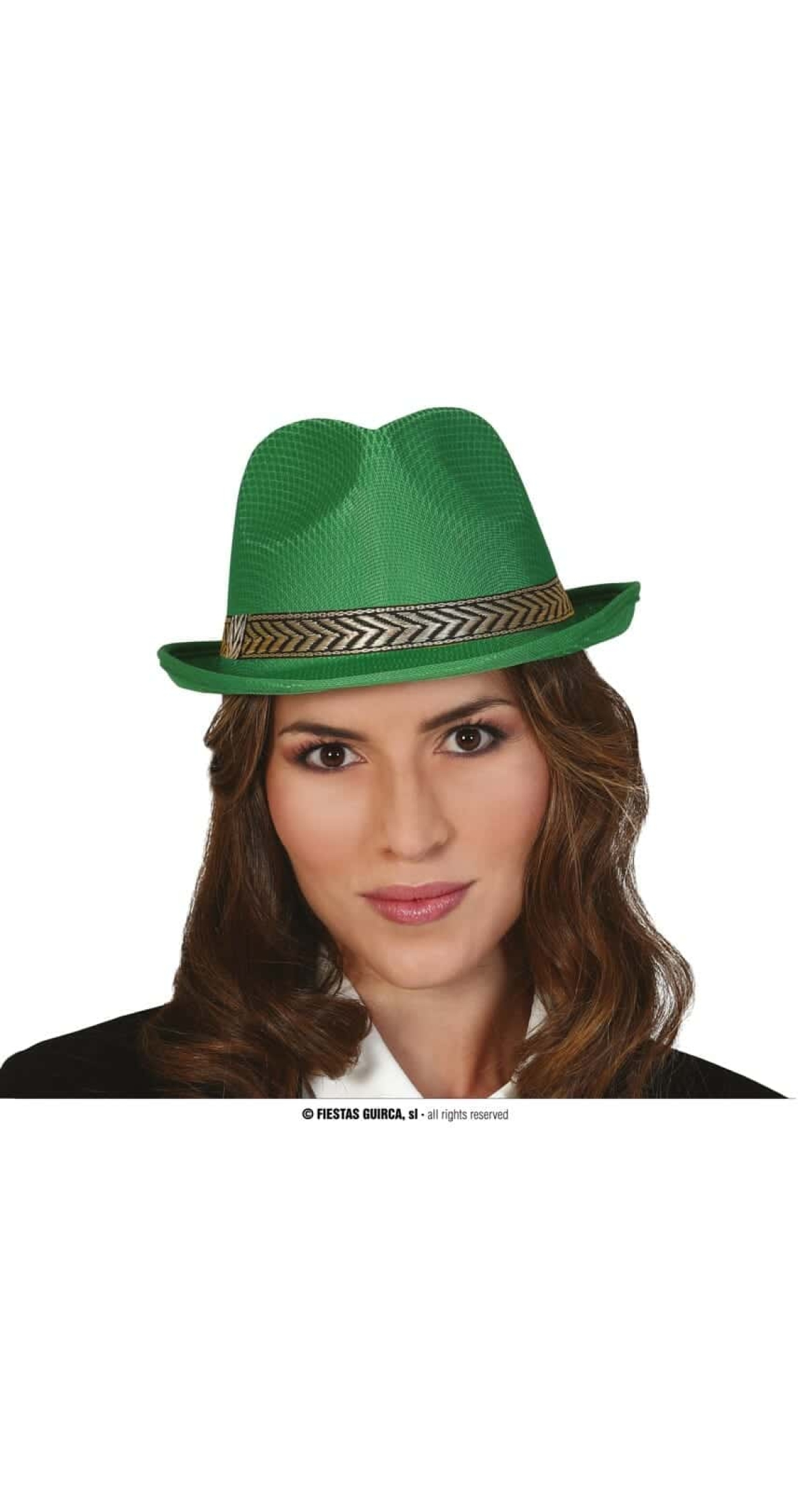 Green Gangster Hat