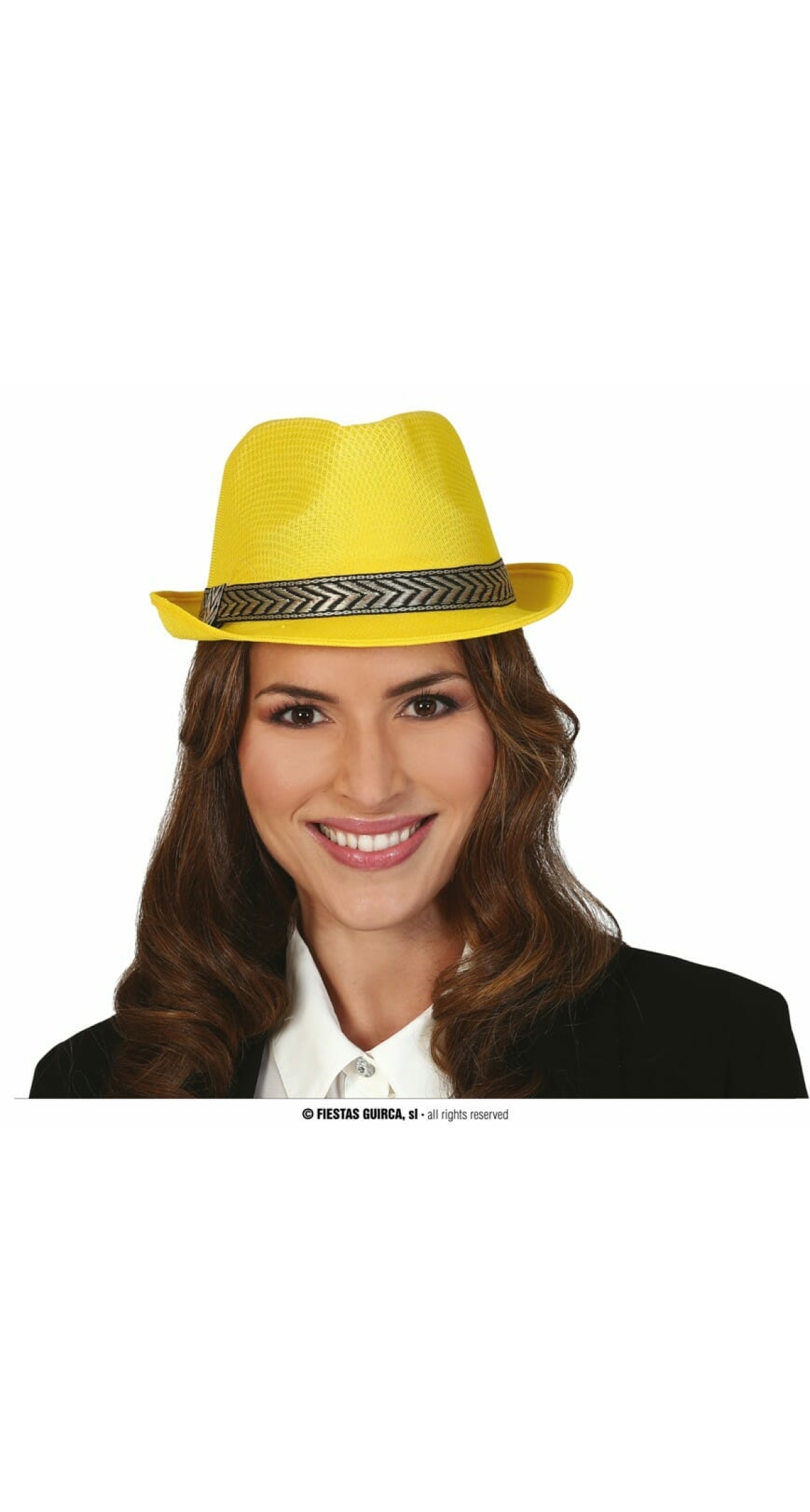 Yellow Gangster Hat
