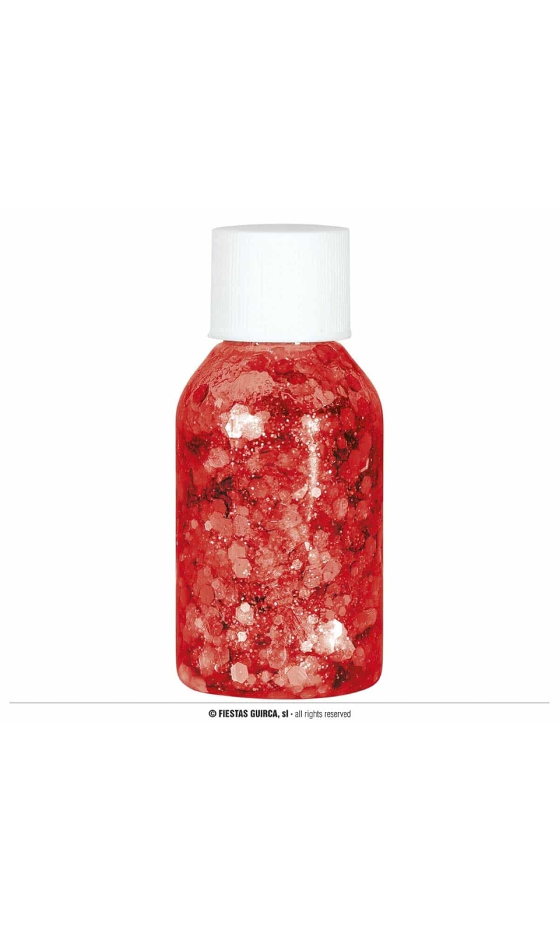 Pot Glitter Gel Red - 20g