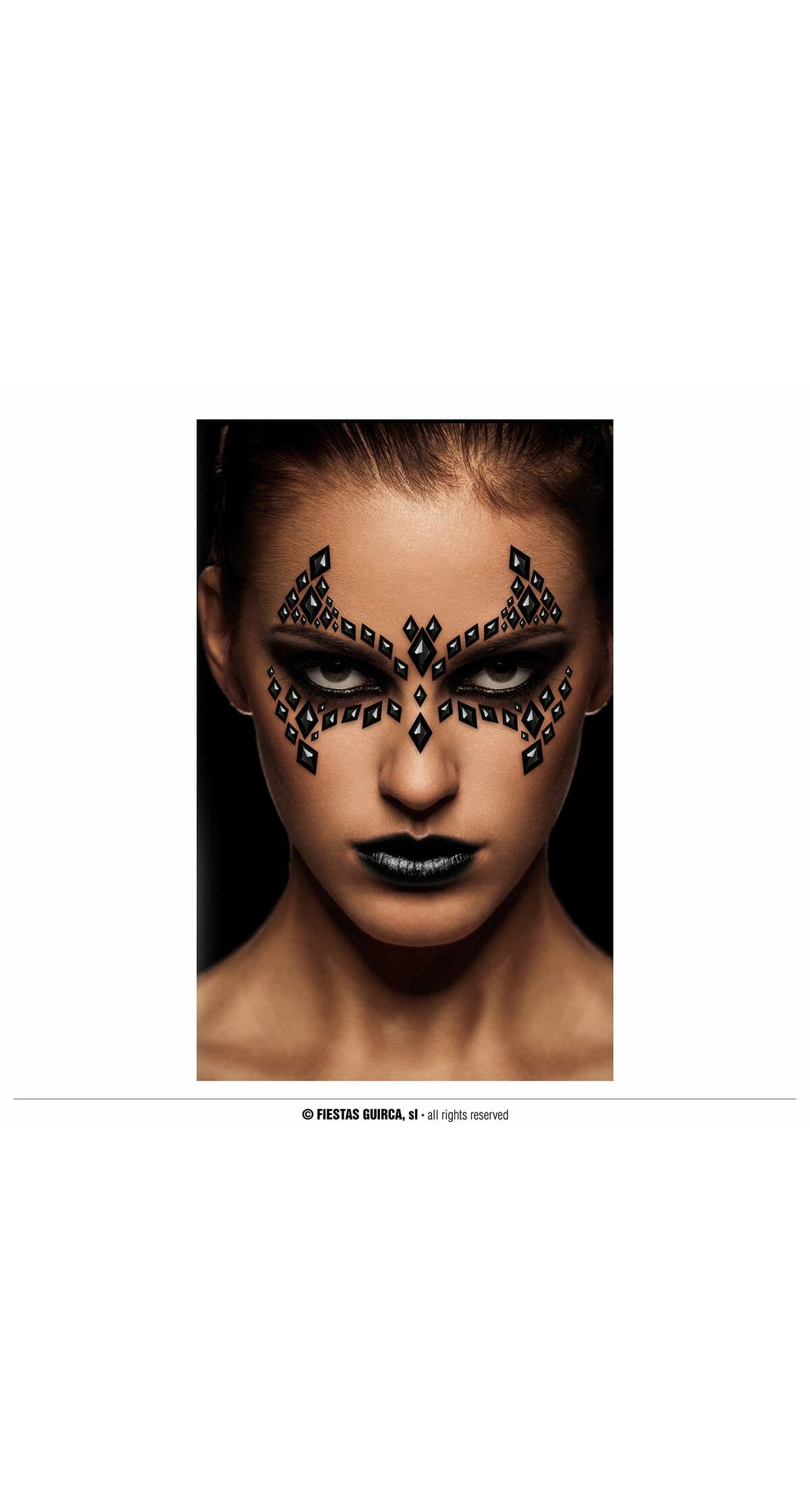 Adhesive Face Jewelry Set (Bat)