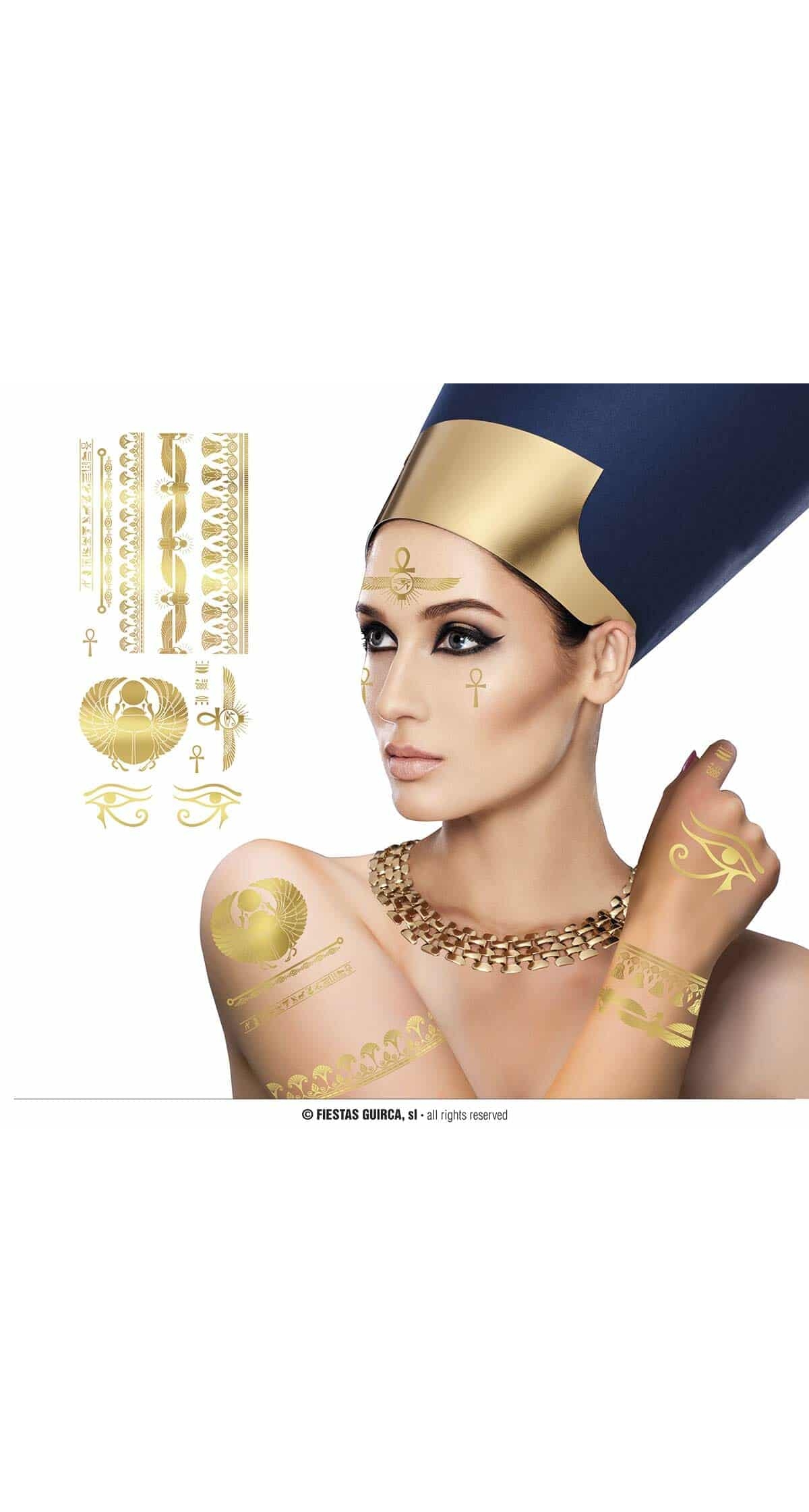 Gold Egypt Tattoo
