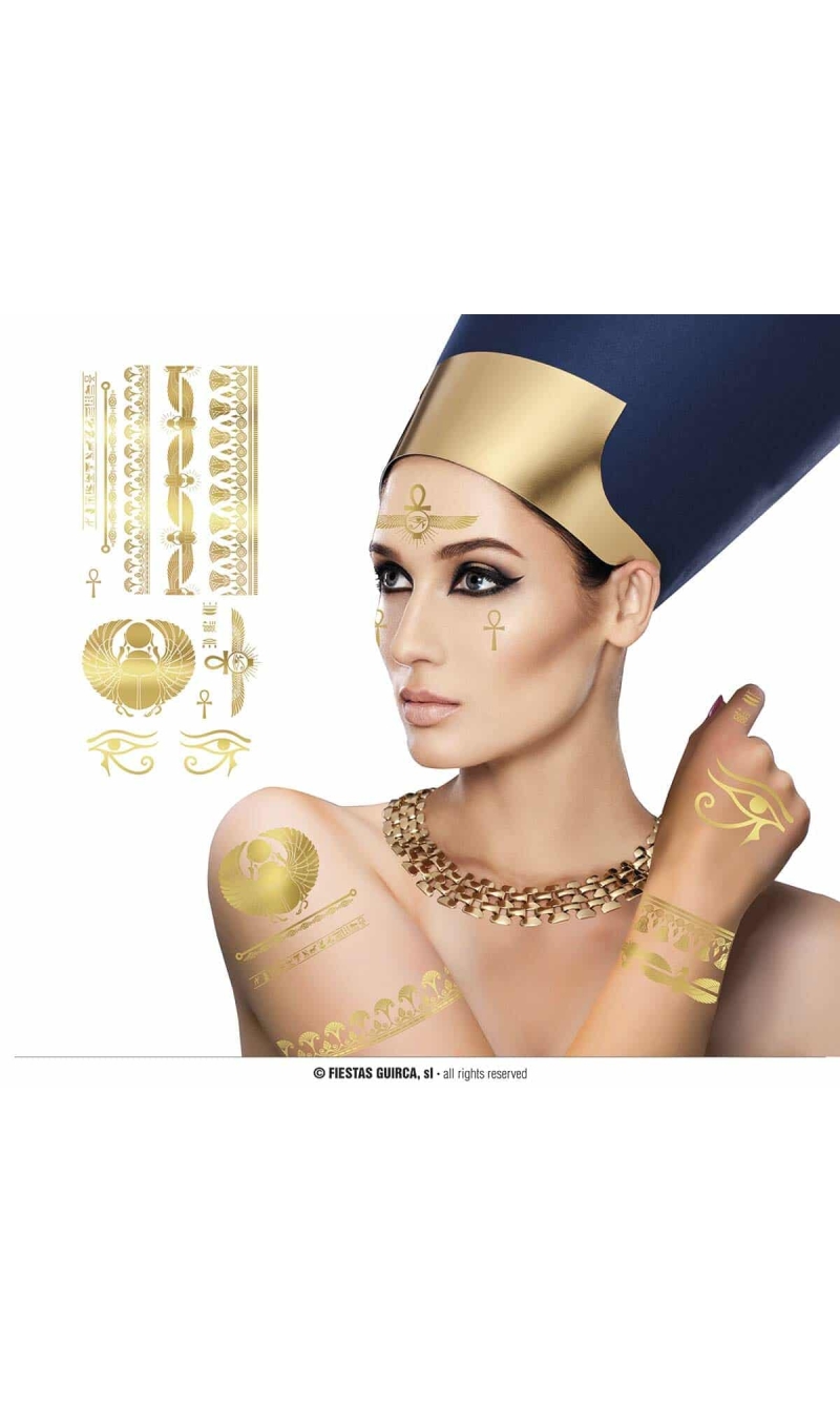 Gold Egypt Tattoo