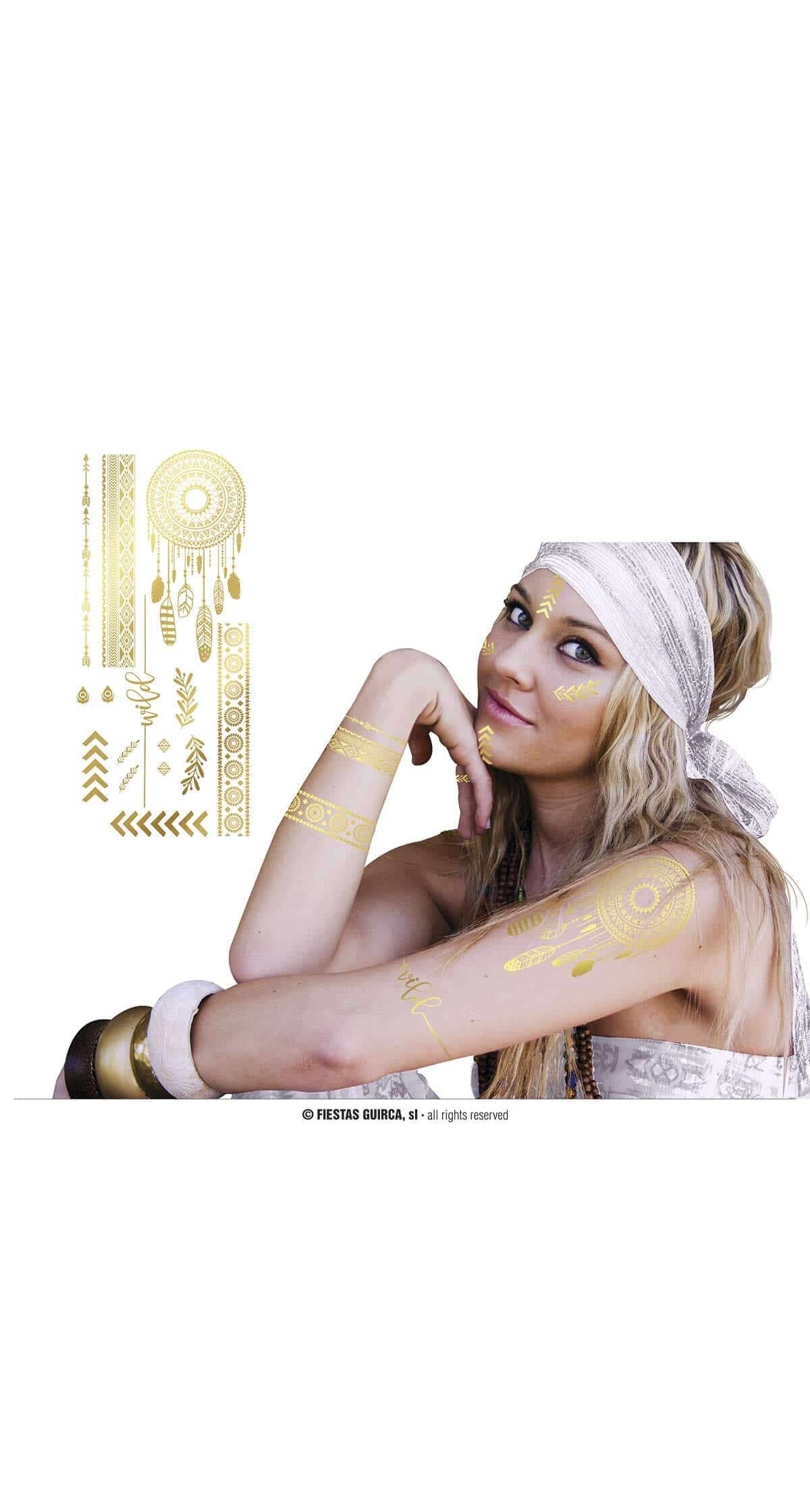 Hippie Gold Tattoo