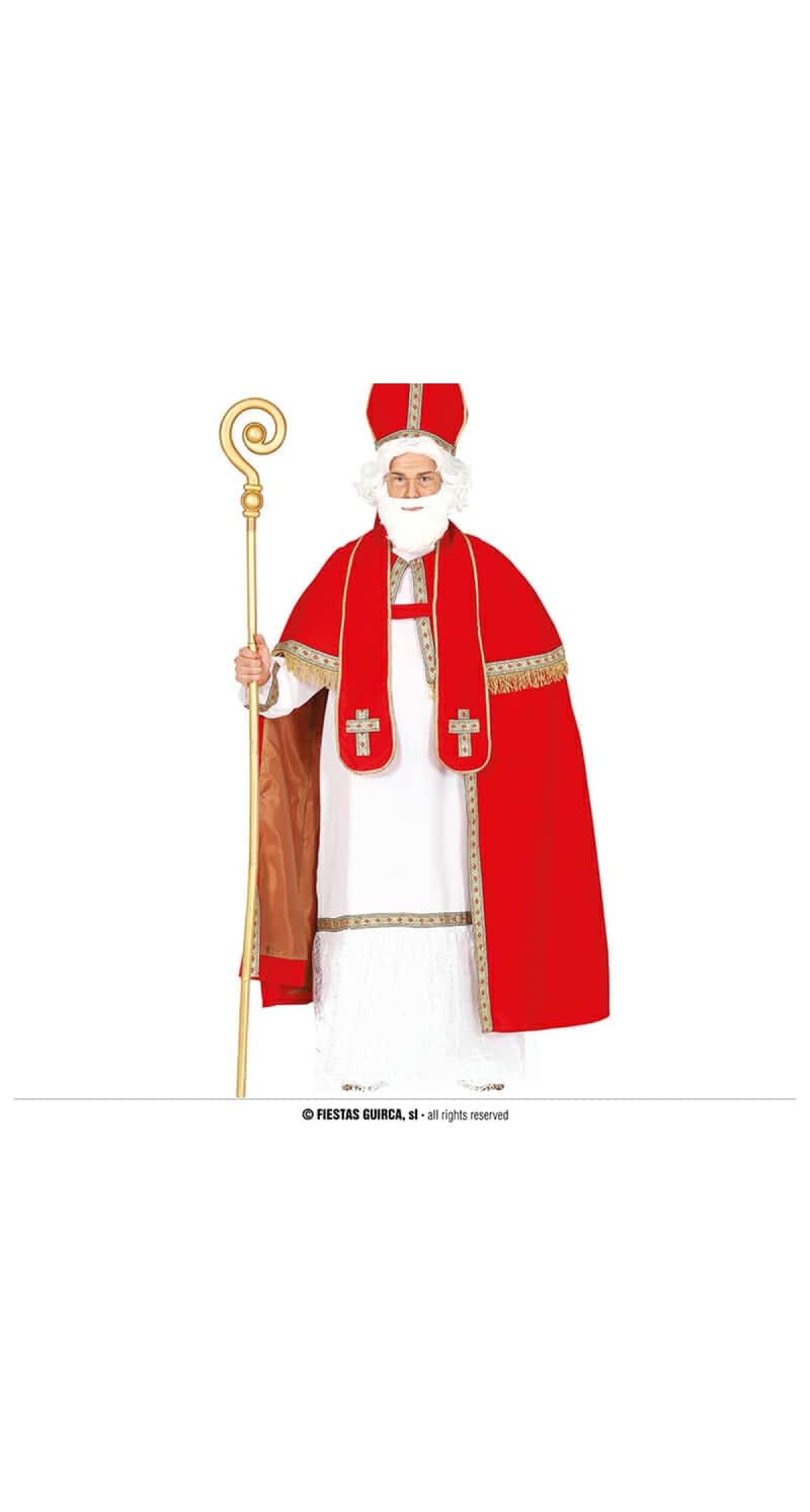St Nicholas Detachable Staff (Cane) 182cm