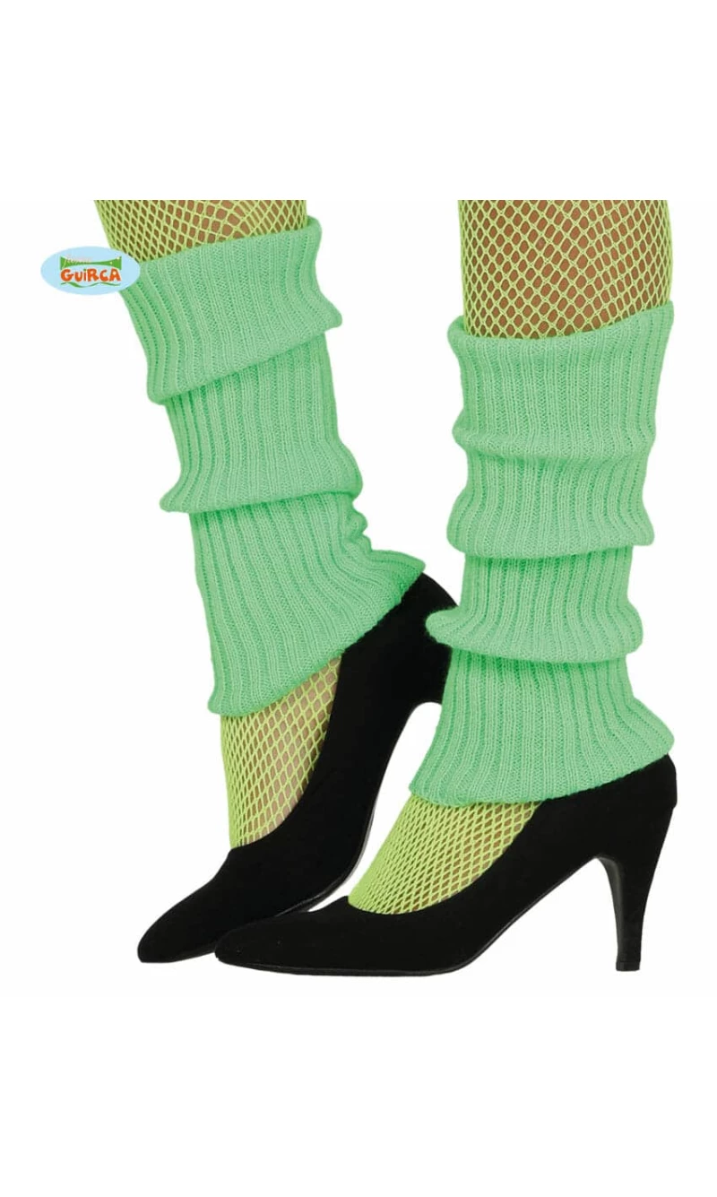 80's Green Leg Warmers - Adult One Size