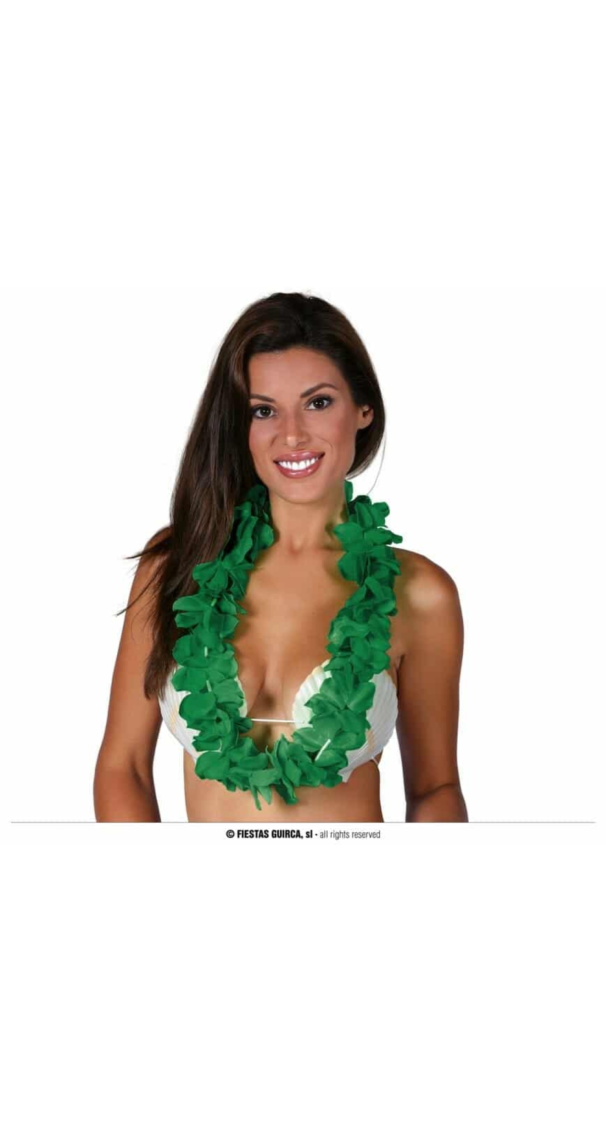 Hawaiian Necklace Palm Green Lei