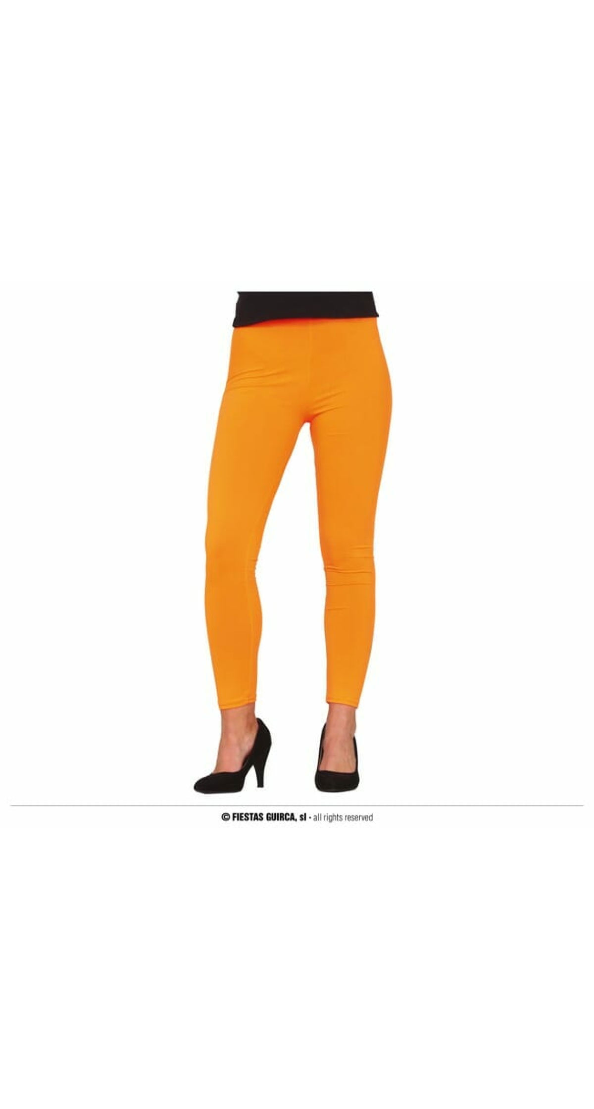 Leggings Neon Orange - Adult One Size